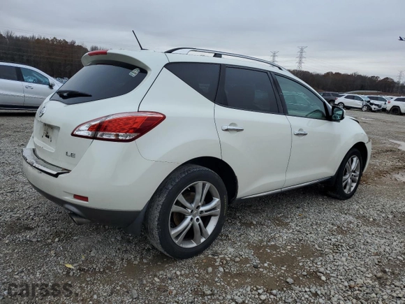 2011 Nissan Murano SL with VIN JN8AZ1MU6BW056249, listed as a Copart auction lot 85190934 with 266,028 mi miles and Clean Title. Bid and sale history available at carsss.com. Image 3.