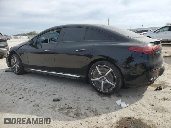 2023 Mercedes-Benz EQE with VIN W1KEG2BB2PF035809, listed as a Copart auction lot 47504175 with 24,241 mi miles and Salvage Title. Bid and sale history available at carsss.com. Image 2.