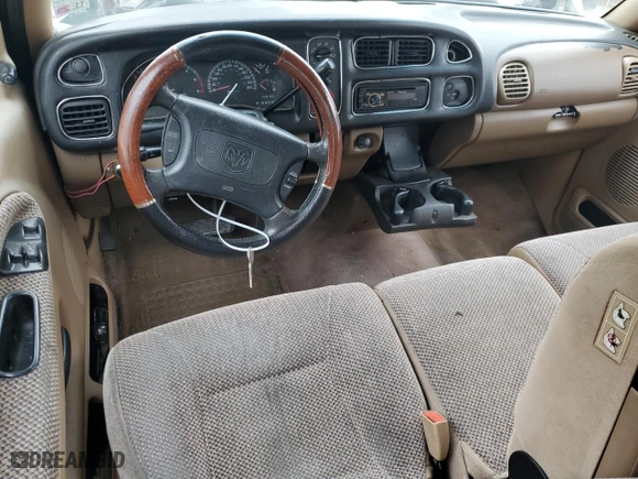 1998 Dodge Ram 1500 with VIN 1B7HC13Y7WJ191680, listed as a Copart auction lot 44351775 with 175,702 mi miles and Salvage Title. Bid and sale history available at carsss.com. Image 8.