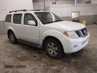2010 Nissan Pathfinder SE with VIN 5N1AR1NB8AC606510, listed as a IAAI auction lot 41696579 with 209,527 mi miles and . Bid and sale history available at DreamBid. Image 1.