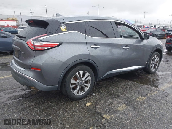 2018 Nissan Murano SV with VIN 5N1AZ2MG7JN157697, listed as a IAAI auction lot 42190907 with 79,615 mi miles and . Bid and sale history available at carsss.com. Image 4.
