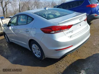2017 Hyundai Elantra SE with VIN KMHD74LFXHU367332, listed as a IAAI auction lot 41652651 with 110,101 mi miles. Bid and sale history available at carsss.com. Image 3.