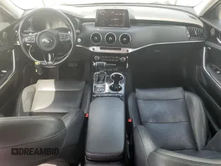 2018 Kia Stinger Premium with VIN KNAE25LAXJ6017479, listed as a Copart auction lot 53158595 with 120,273 mi miles and Salvage Title. Bid and sale history available at DreamBid. Image 8.