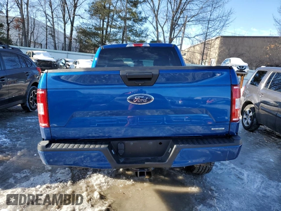 2018 Ford F-150 XL with VIN 1FTEX1EP1JFA25629, listed as a Copart auction lot 45557075 with 41,077 mi miles and Salvage Title. Bid and sale history available at carsss.com. Image 6.
