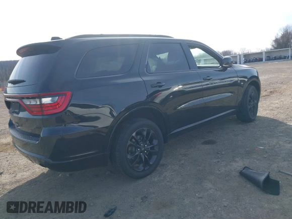 2021 Dodge Durango GT Plus with VIN 1C4RDJDG7MC522752, listed as a IAAI auction lot 41278846 with 39,178 mi miles. Bid and sale history available at carsss.com. Image 4.