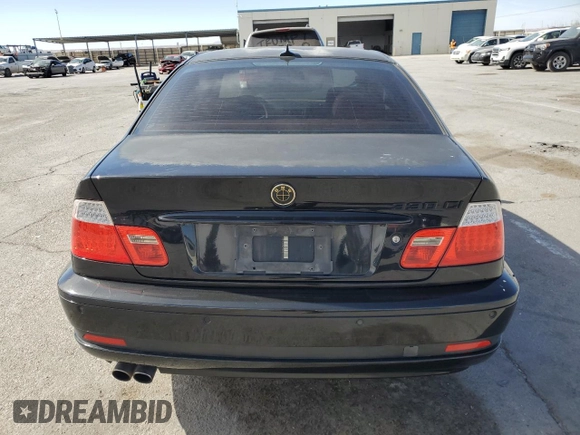 2005 BMW 3 Series 330Ci with VIN WBABD53455PL16773, listed as a Copart auction lot 45156115 with 277,280 mi miles and Salvage Title. Bid and sale history available at carsss.com. Image 6.