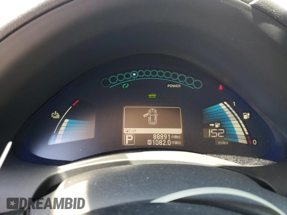 2017 Nissan LEAF S with VIN 1N4BZ0CP1HC304896, listed as a Copart auction lot 49745205 with 88,891 mi miles and Clean title. Bid and sale history available at DreamBid. Image 9.