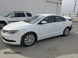 2016 Chrysler 200 LX with VIN 1C3CCCFB3GN185760, listed as a Copart auction lot 47196615 with 89,766 mi miles and Salvage Title. Bid and sale history available at carsss.com. Image 1.
