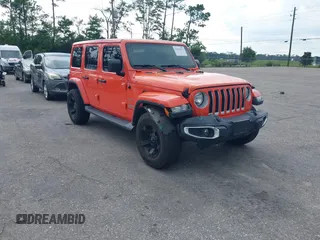 2019 Jeep Wrangler Unlimited Sahara с VIN 1C4HJXEG7KW600657, выставлен на аукционе IAAI как лот 42812073 с пробегом 71 817 миль миль и . История ставок и продаж доступна на DreamBid. Изображение 1.