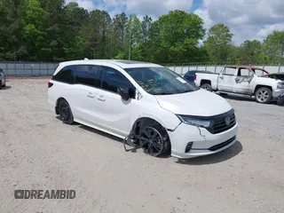 2024 Honda Odyssey Sport with VIN 5FNRL6H78RB064563, listed as a IAAI auction lot 42071907 with 7,628 mi miles and . Bid and sale history available at DreamBid. Image 1.