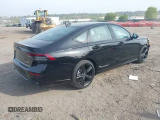 2025 Honda Accord Sport-L with VIN 1HGCY2F72SA029021, listed as a IAAI auction lot 42124355 with 3,768 mi miles and . Bid and sale history available at DreamBid. Image 4.