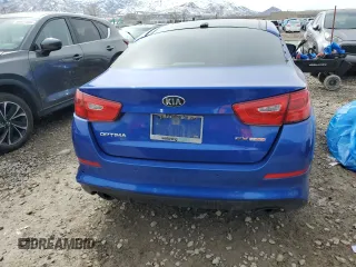 2015 Kia Optima SXL Turbo with VIN 5XXGR4A66FG462018, listed as a Copart auction lot 50087995 with Not Provided miles and Salvage Title. Bid and sale history available at DreamBid. Image 6.