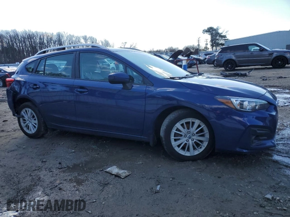 2018 Subaru Impreza Premium z VIN 4S3GTAD63J3735355, wystawiony jako Copart lot #44506725 z przebiegiem 78 821 mil mil oraz Szkoda całkowita • Salvage title. Historia ofert i sprzedaży dostępna na DreamBid. Obrazek 4.