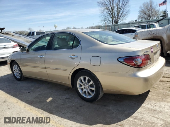 2004 Lexus ES 350 with VIN JTHBA30G845015423, listed as a Copart auction lot 50461925 with 82,595 mi miles and Salvage Title. Bid and sale history available at DreamBid. Image 2.