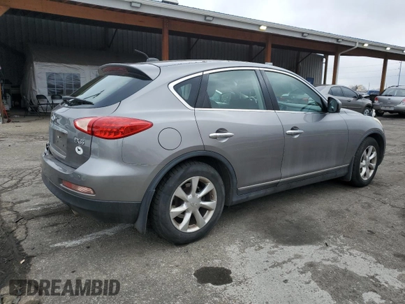 2008 Infiniti EX Journey with VIN JNKAJ09F98M356832, listed as a Copart auction lot 49654795 with 171,367 mi miles and Salvage title. Bid and sale history available at DreamBid. Image 3.