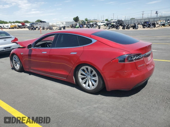 2016 Tesla Model S 90D with VIN 5YJSA1E26GF150180, listed as a Copart auction lot 59776265 with 141,218 mi miles and Salvage title. Bid and sale history available at DreamBid. Image 2.