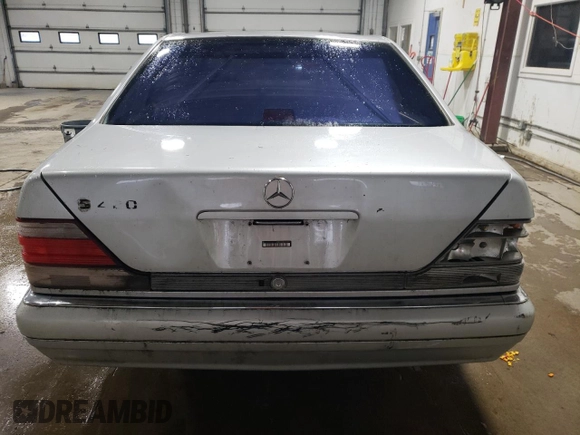 1997 Mercedes-Benz S-Class with VIN WDBGA43G9VA368446, listed as a Copart auction lot 86606604 with 181,715 mi miles and Non Repairable. Bid and sale history available at carsss.com. Image 6.