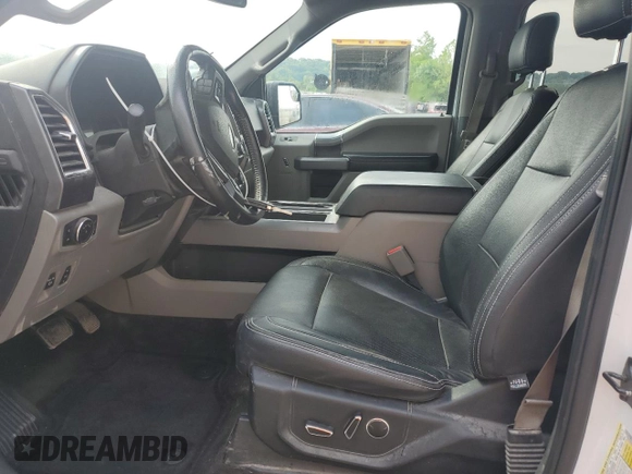 2015 Ford F-150 XLT with VIN 1FTEW1EPXFKD35425, listed as a Copart auction lot 56944155 with 137,610 mi miles and Salvage title. Bid and sale history available at DreamBid. Image 7.
