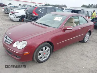 2008 Mercedes-Benz CLK 3.5L with VIN WDBTJ56H38F244866, listed as a IAAI auction lot 41796710 with 185,995 mi miles. Bid and sale history available at carsss.com. Image 2.