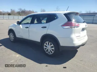 2016 Nissan Rogue S with VIN KNMAT2MV8GP634607, listed as a Copart auction lot 53755495 with 168,128 mi miles and Non Repairable. Bid and sale history available at DreamBid. Image 2.