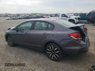 2014 Honda Civic EX-L with VIN 19XFB2F90EE079318, listed as a Copart auction lot 53682475 with 104,476 mi miles and Salvage Title. Bid and sale history available at DreamBid. Image 2.