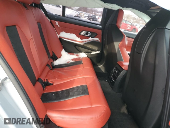 2021 BMW M3 with VIN WBS53AY01MFL20155, listed as a Copart auction lot 88773105 with 48,612 mi miles and Salvage Title. Bid and sale history available at carsss.com. Image 11.