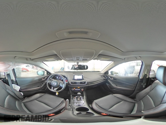 2015 Mazda 3 i Grand Touring with VIN JM1BM1M75F1231814, listed as a Copart auction lot 62692695 with 49,253 mi miles and Salvage title. Bid and sale history available at DreamBid. Image 16.