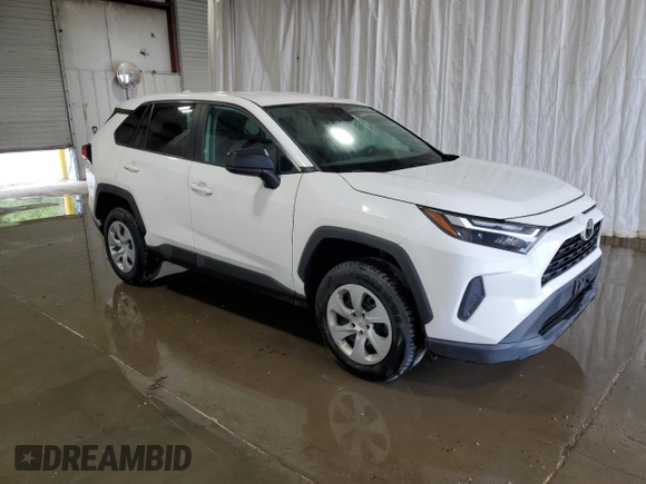 2023 Toyota RAV4 LE with VIN 2T3F1RFV8PC360087, listed as a Copart auction lot 60026995 with 23,337 mi miles and Non repairable. Bid and sale history available at DreamBid. Image 4.