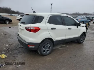 2021 Ford EcoSport S with VIN MAJ3S2FE6MC422838, listed as a Copart auction lot 43875045 with 18,820 mi miles and Salvage Title. Bid and sale history available at DreamBid. Image 3.