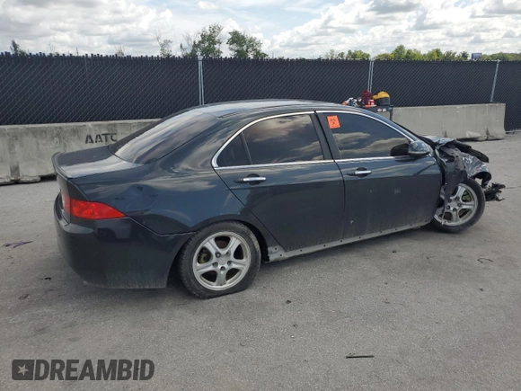 2004 Acura TSX w/Navigation with VIN JH4CL96944C031396, listed as a Copart auction lot 60472635 with Not provided miles and Salvage title. Bid and sale history available at DreamBid. Image 3.