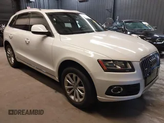 2013 Audi Q5 Premium with VIN WA1CFAFP1DA018829, listed as a IAAI auction lot 42591929 with 92,441 mi miles and . Bid and sale history available at DreamBid. Image 1.