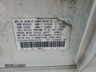 2006 Acura TSX z VIN JH4CL96806C029705, wystawiony jako Copart lot #59392545 z przebiegiem 252 952 mil mil oraz Szkoda całkowita • Salvage title. Historia ofert i sprzedaży dostępna na DreamBid. Obrazek 12.