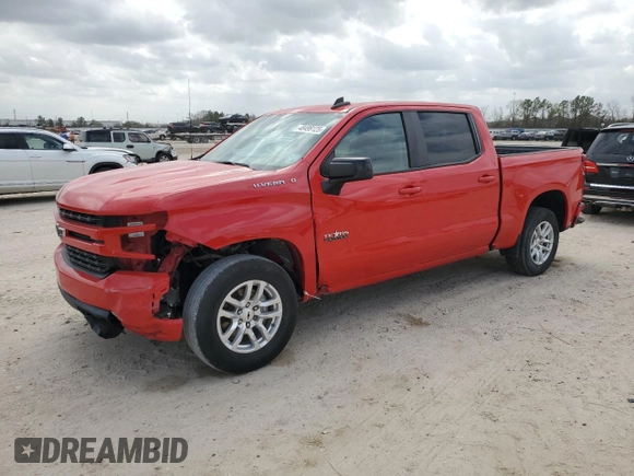 2020 Chevrolet Silverado 1500 RST with VIN 3GCPWDED9LG403085, listed as a Copart auction lot 48499125 with 40,543 mi miles and Salvage Title. Bid and sale history available at DreamBid. Image 1.
