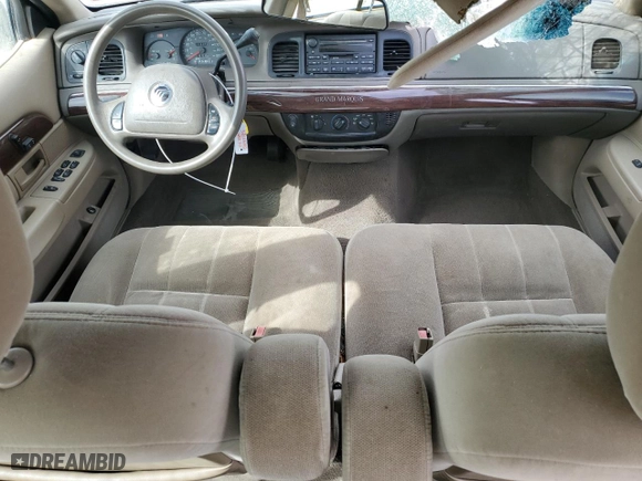 2004 Mercury Grand Marquis GS with VIN 2MEFM74W24X608341, listed as a Copart auction lot 50157785 with 113,162 mi miles and Salvage Title. Bid and sale history available at carsss.com. Image 8.
