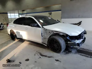 2022 BMW M3 Competition xDrive with VIN WBS43AY03NFM31044, listed as a Copart auction lot 84862834 with 19,417 mi miles and Salvage Title. Bid and sale history available at carsss.com. Image 4.