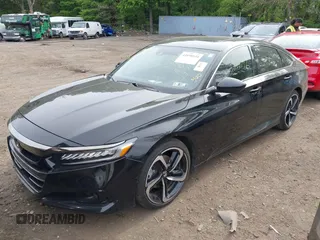 2021 Honda Accord Sport with VIN 1HGCV2F38MA018937, listed as a IAAI auction lot 41898934 with 31,643 mi miles and . Bid and sale history available at DreamBid. Image 6.