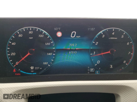 2019 Mercedes-Benz A 220 z VIN WDD3G4FB8KW001993, wystawiony jako Copart lot #49063505 z przebiegiem 60 043 mil mil oraz Nie do naprawy • Non repairable. Historia ofert i sprzedaży dostępna na DreamBid. Obrazek 9.