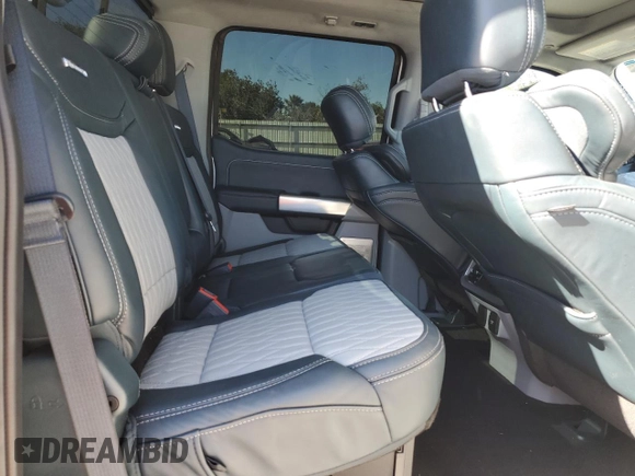 2024 Ford F-350 XL with VIN 1FT8W3DM5REC34294, listed as a Copart auction lot 81778104 with 8,767 mi miles and Salvage Title. Bid and sale history available at DreamBid. Image 6.