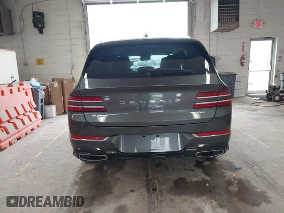 2023 Genesis GV80 with VIN KMUHBDSBXPU112470, listed as a IAAI auction lot 42326878 with 28,302 mi miles and . Bid and sale history available at DreamBid. Image 16.