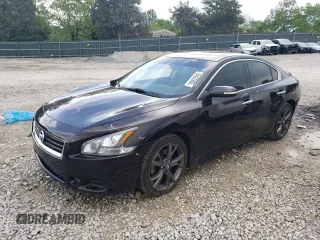 2013 Nissan Maxima S with VIN 1N4AA5AP3DC845834, listed as a Copart auction lot 55422865 with 106,938 mi miles and Salvage Title. Bid and sale history available at DreamBid. Image 1.