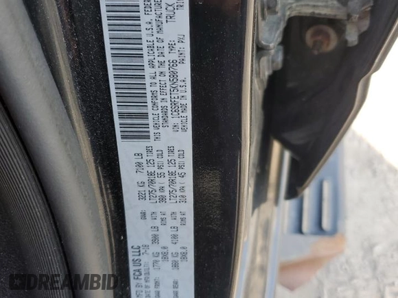2019 Ram 1500 Rebel z VIN 1C6SRFET5KN580766, wystawiony jako Copart lot #54126805 z przebiegiem 129 515 mil mil oraz Szkoda całkowita • Salvage title. Historia ofert i sprzedaży dostępna na DreamBid. Obrazek 13.