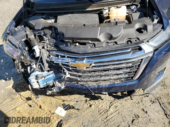 2022 Chevrolet Traverse LT Leather with VIN 1GNERHKW8NJ134324, listed as a Copart auction lot 45348315 with 59,419 mi miles and Salvage Title. Bid and sale history available at carsss.com. Image 14.