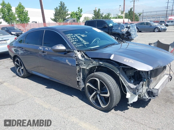 2020 Honda Accord Sport z VIN 1HGCV1F37LA017755, wystawiony jako IAAI lot #42267090 z przebiegiem 66 435 mil mil oraz . Historia ofert i sprzedaży dostępna na DreamBid. Obrazek 1.