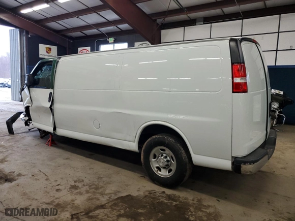 2019 Chevrolet Express Cargo Van with VIN 1GCZGHFG9K1187578, listed as a Copart auction lot 41790195 with 0 mi miles and Salvage Title. Bid and sale history available at carsss.com. Image 2.