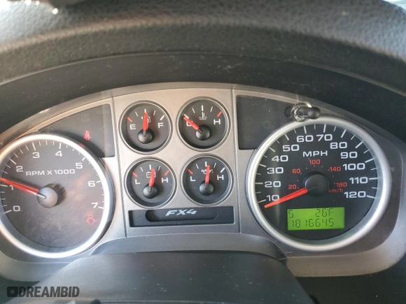 2004 Ford F-150 XLT with VIN 1FTPW14514KA02553, listed as a Copart auction lot 84711194 with 181,664 mi miles and Salvage Title. Bid and sale history available at carsss.com. Image 9.