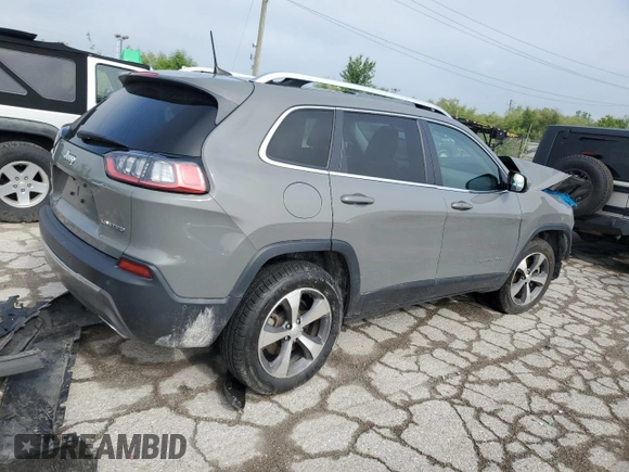 2021 Jeep Cherokee Limited z VIN 1C4PJMDX4MD167809, wystawiony jako Copart lot #58706045 z przebiegiem 53 360 mil mil oraz Szkoda całkowita • Salvage title. Historia ofert i sprzedaży dostępna na DreamBid. Obrazek 3.
