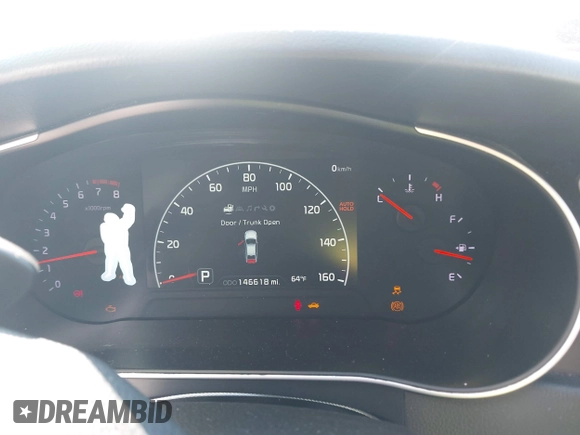 2014 Kia Cadenza Premium with VIN KNALN4D75E5121692, listed as a IAAI auction lot 41332055 with 146,618 mi miles. Bid and sale history available at carsss.com. Image 7.