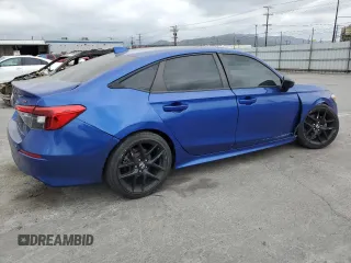 2022 Honda Civic Si with VIN 2HGFE1E51NH471195, listed as a Copart auction lot 53160375 with 26,032 mi miles and Salvage Title. Bid and sale history available at DreamBid. Image 3.