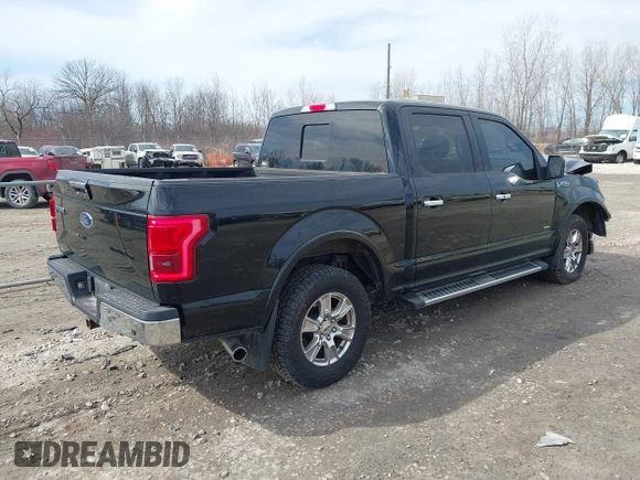 2016 Ford F-150 XLT with VIN 1FTEW1EG0GKD11992, listed as a IAAI auction lot 41815360 with 95,377 mi miles. Bid and sale history available at carsss.com. Image 4.