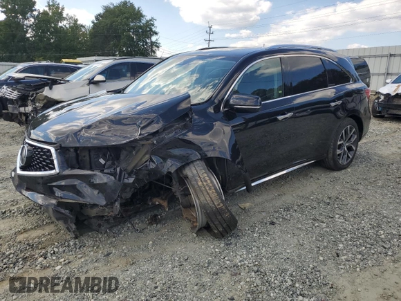 2019 Acura MDX w/Advance Pkg with VIN 5J8YD4H89KL025345, listed as a Copart auction lot 68097433 with 86,117 mi miles. Bid and sale history available at carsss.com. Image 1.
